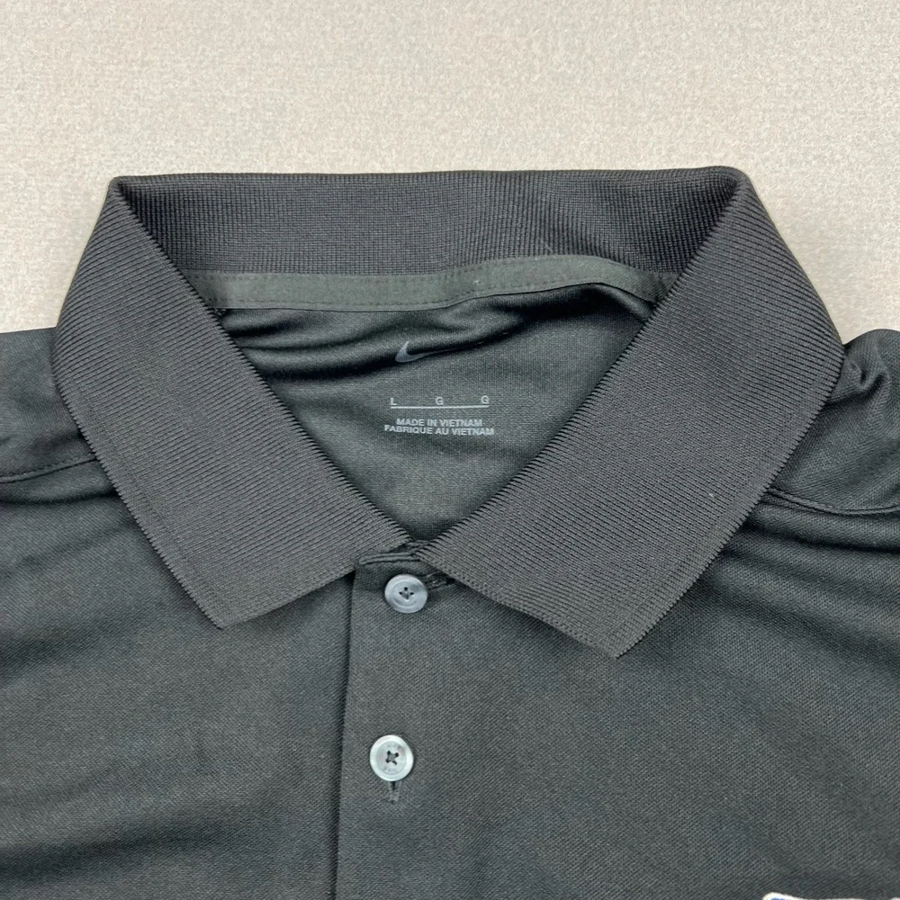 Nike Men's Large Black Jaguars Embroidered Dri-FIT Stretch Polo Shirt DC1963-010